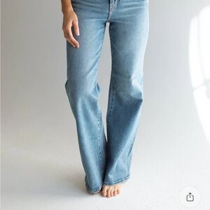 Carly Jean Los Angeles Morgan wide leg flare jeans